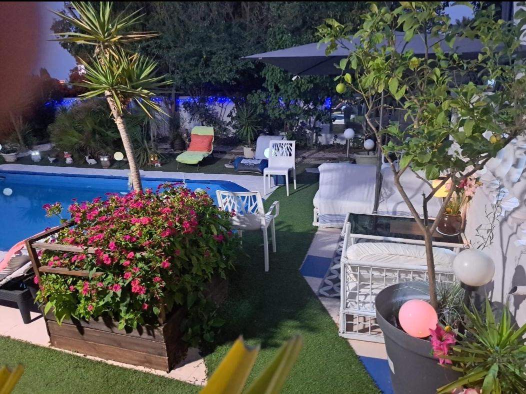 Suite-Junior -Villa Helene - Montpellier Sud - Aeroport- Piscine Privee-2Mn Des Plages Perols Ngoại thất bức ảnh